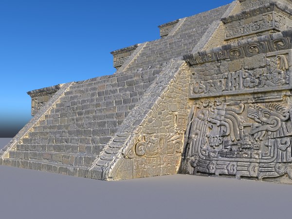 Piramide xochicalco 16k scanned 3D model - TurboSquid 1496475