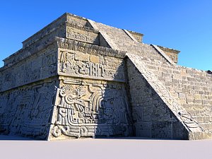 Pyramid Xochicalco Scan 16K