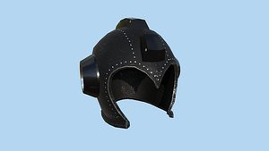 Megaman Helmet 06 Black - Character Design Fashion 3D model
