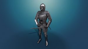 3D knight male character