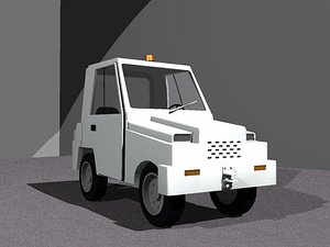 3d airport tug ground