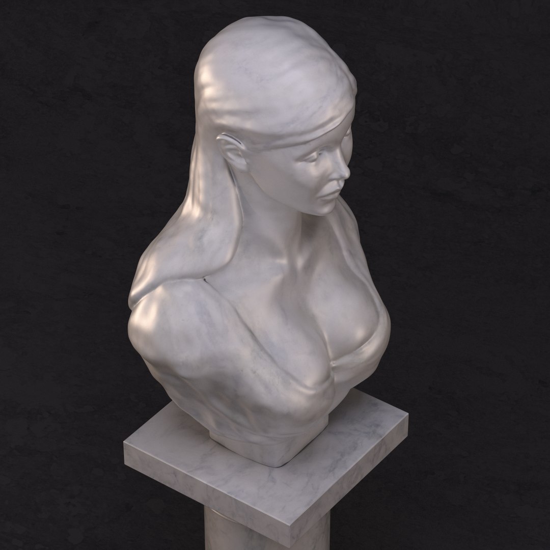 Marble Sculpture 3d Model