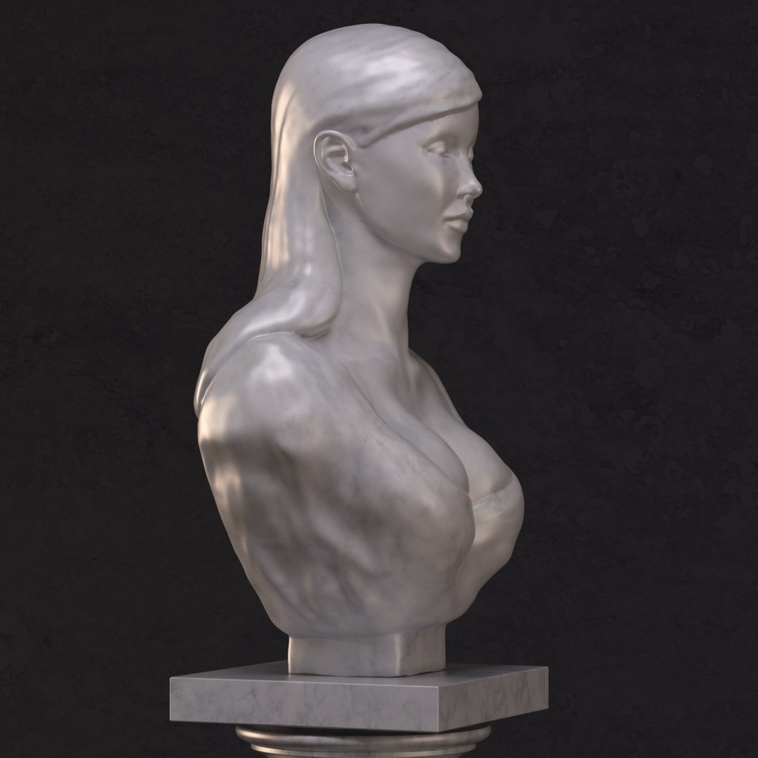 marble sculpture 3d model