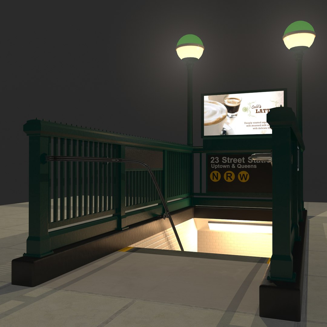 Subway Entrance 3ds