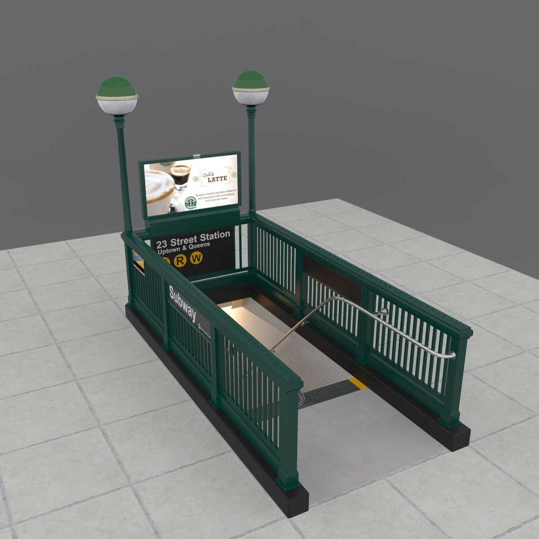 Subway Entrance 3ds
