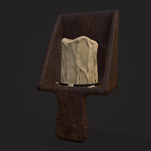 Rustic Medieval Wooden Candle Holder