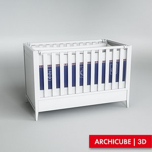 3d model baby cot