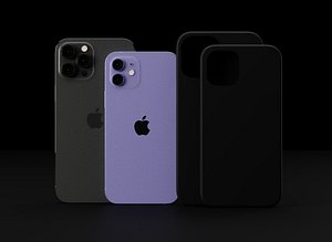 3D apple iphone 12