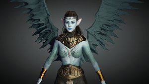 AAA Fantasy Female Character - The Avatar 01 3D model