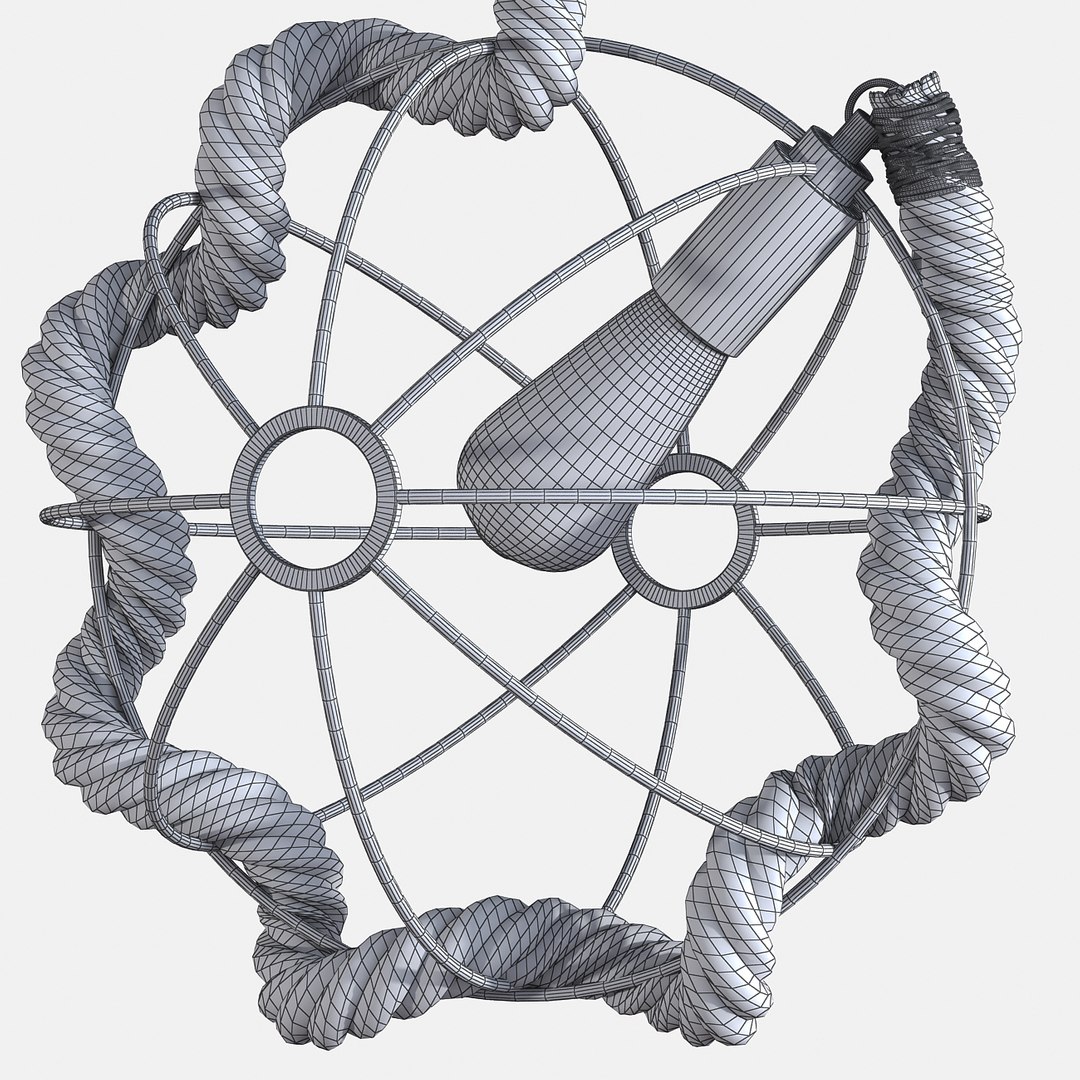 3d Model Of Rope Light Lamp