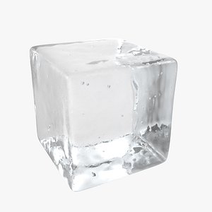 3D ice cube bubbles model