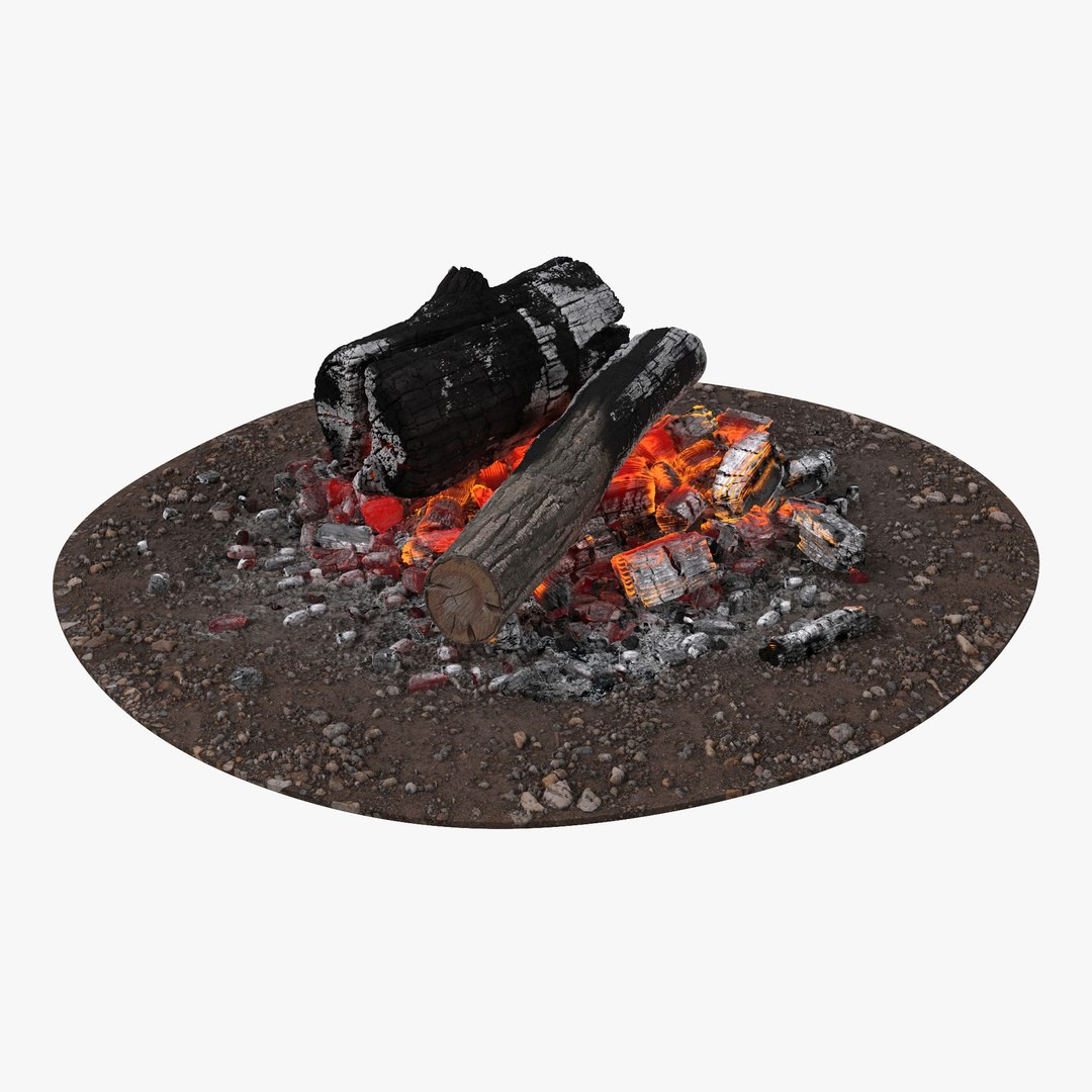 Campfire 3D model preview