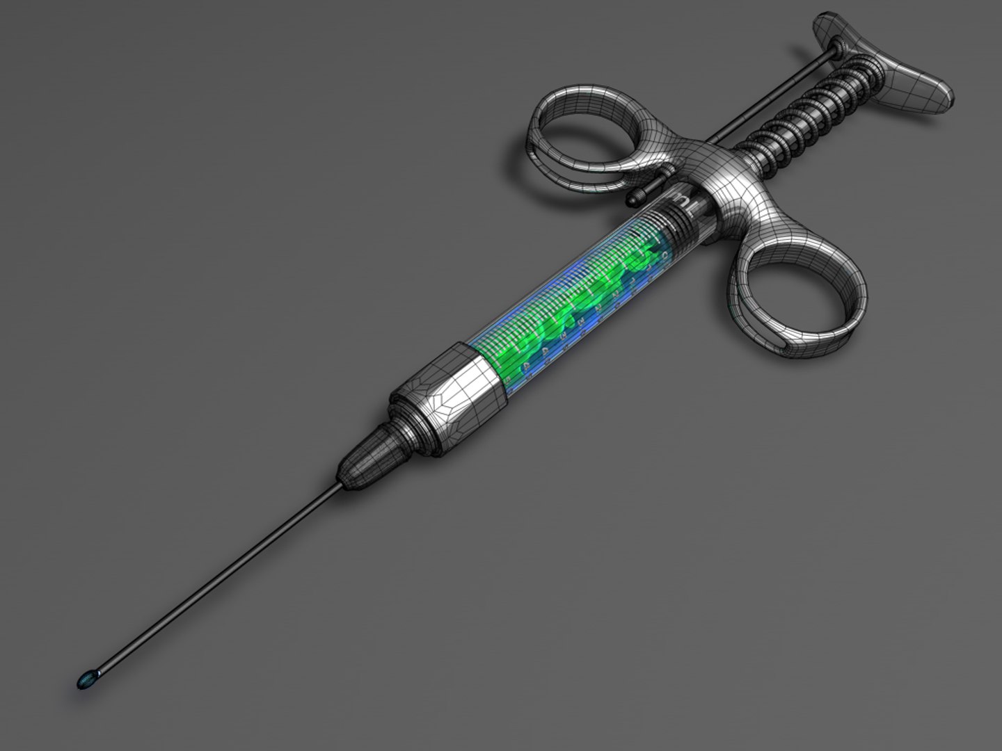 3d Model Syringe