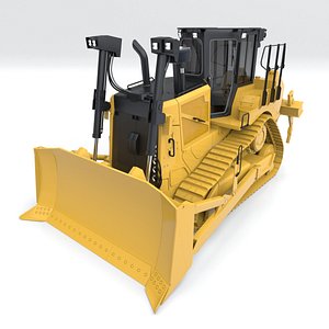 3D Bulldozer Medium model