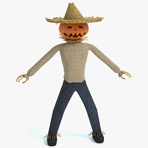 Jack-O-Lantern Scarecrow