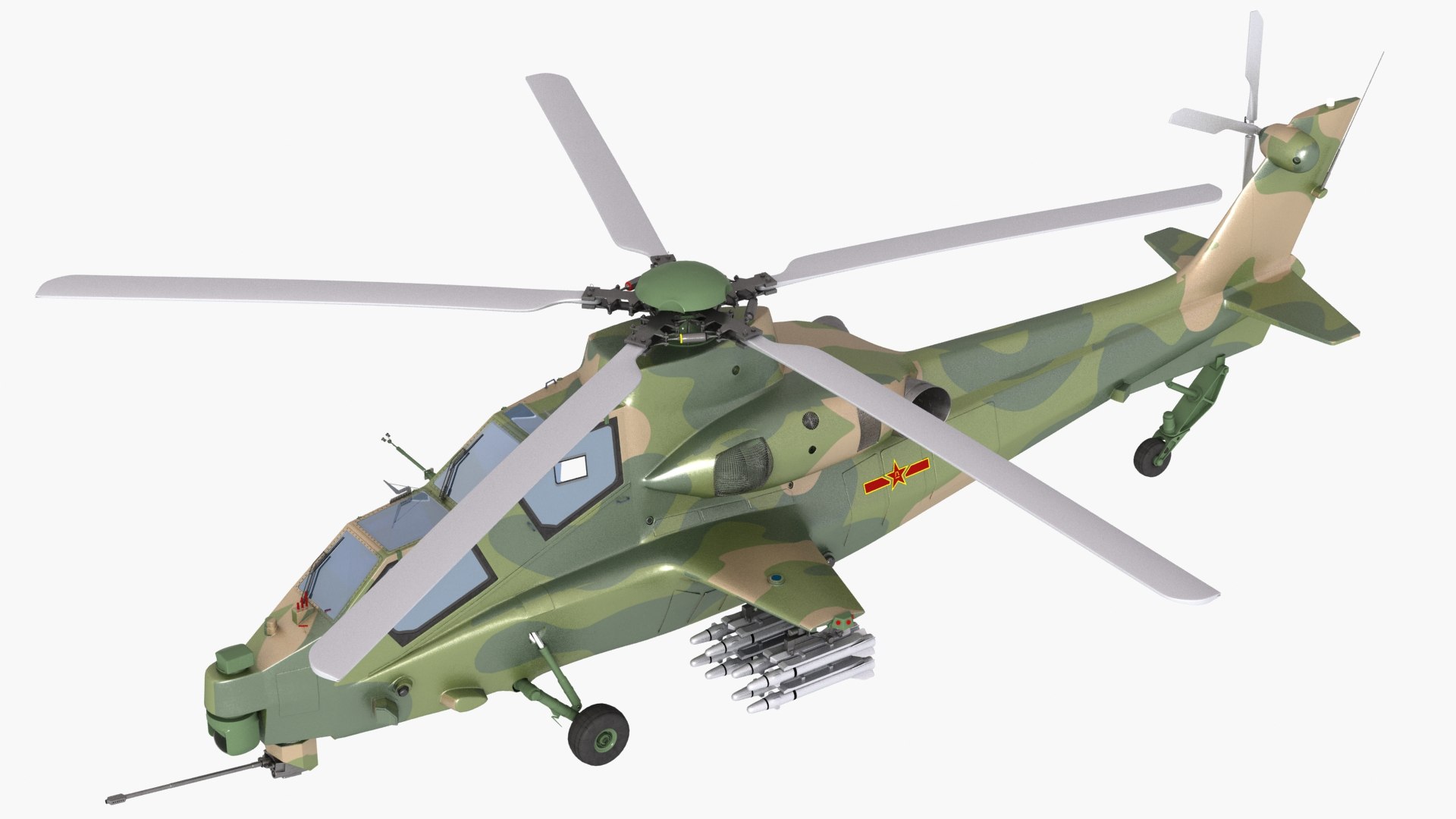 3D wz-10 z-10 model - TurboSquid 1662371