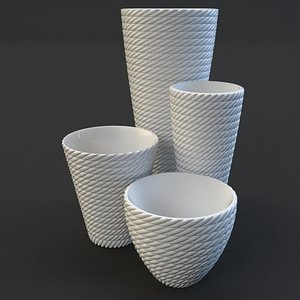c4d planters plant