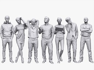 Lowpoly People Casual Pack Volume 18