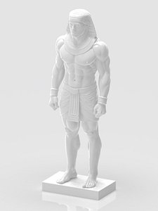 Pharaoh Sculpture for 3D Print 3D model