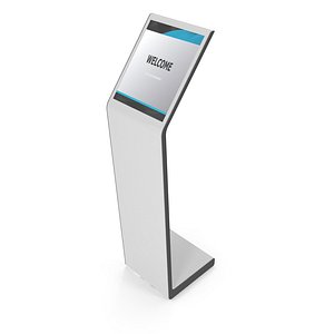 3D model Sleek 3D Kiosk Model