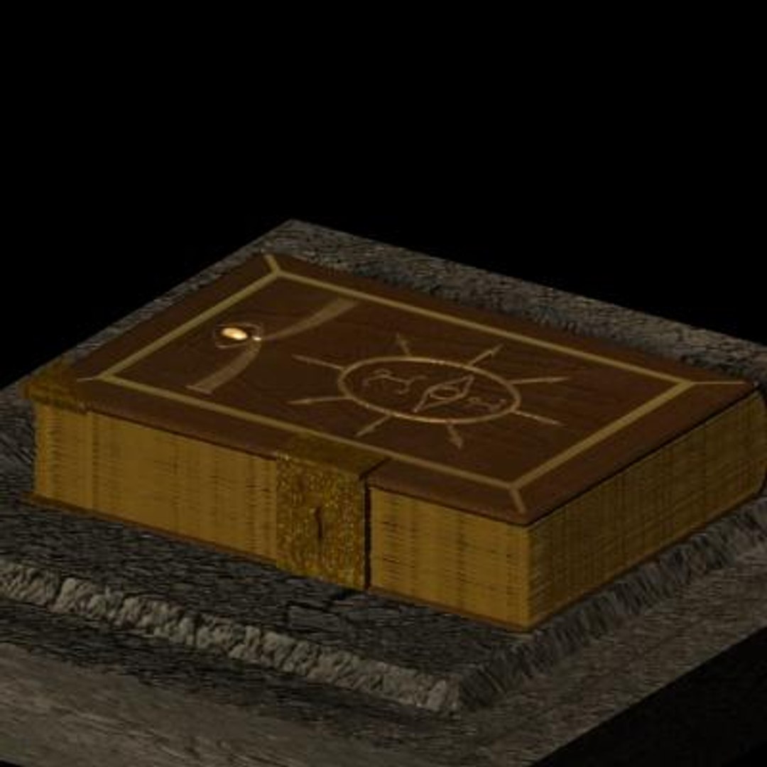 Magic Book 3d Model