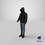 Men's Jeans Jacket with Boots