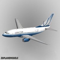 Boeing 737-500 United Airlines