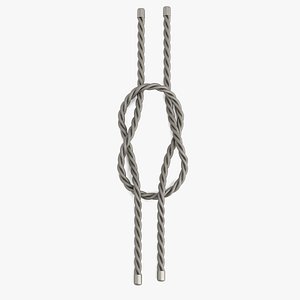 rope knot rig 3d model