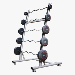 lightwave single sided barbell 3D model