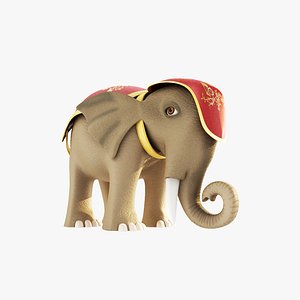 3d elephant cartoon