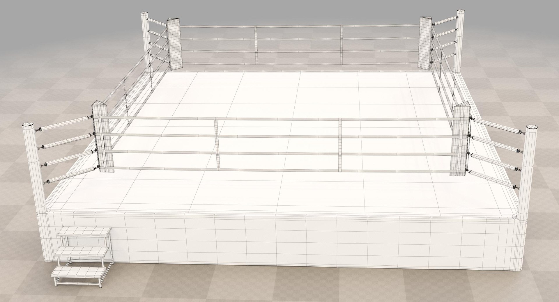Boxing Ring Model - TurboSquid 1348241