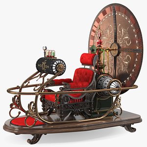 3D Time Machine from Herbert Wells Fiction