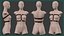 3D 10 harness chest model