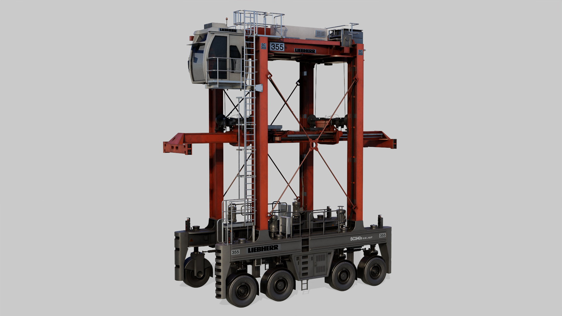 straddle carrier3d模型