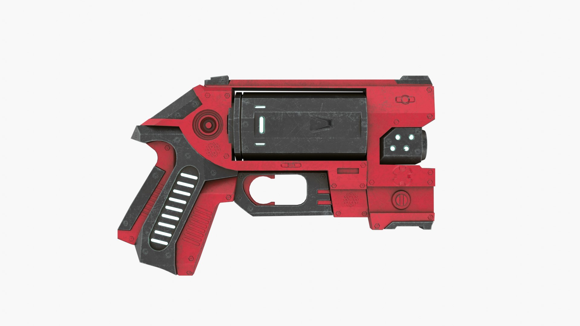 Sci-fi Pistol Revolver model https://p.turbosquid.com/ts-thumb/hc/425iIK/Wg/02/png/1664119324/1920x1080/fit_q87/8af423fabbe688df8bb6cd2aac0c9feece11fd44/02.jpg