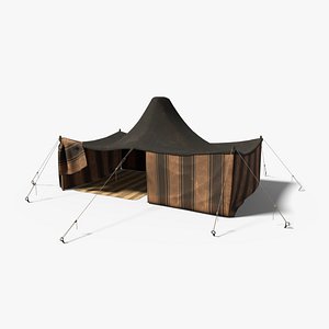 3D model berber tent