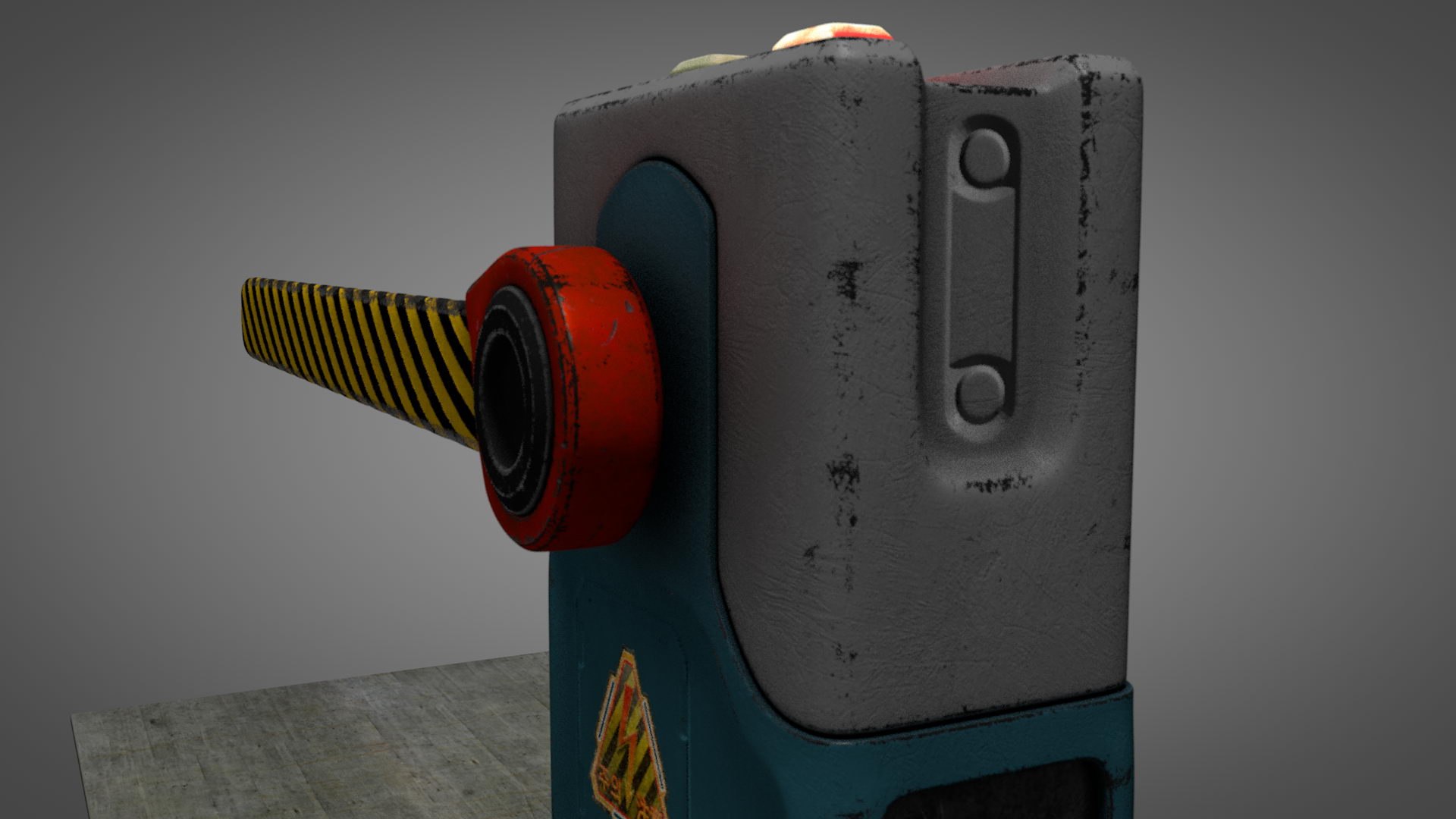 3D Barrier Gate Limit Model - TurboSquid 1539504