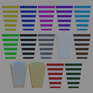 square box popcorn striped colletion