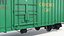 Cushioned Box Freight Wagon Green