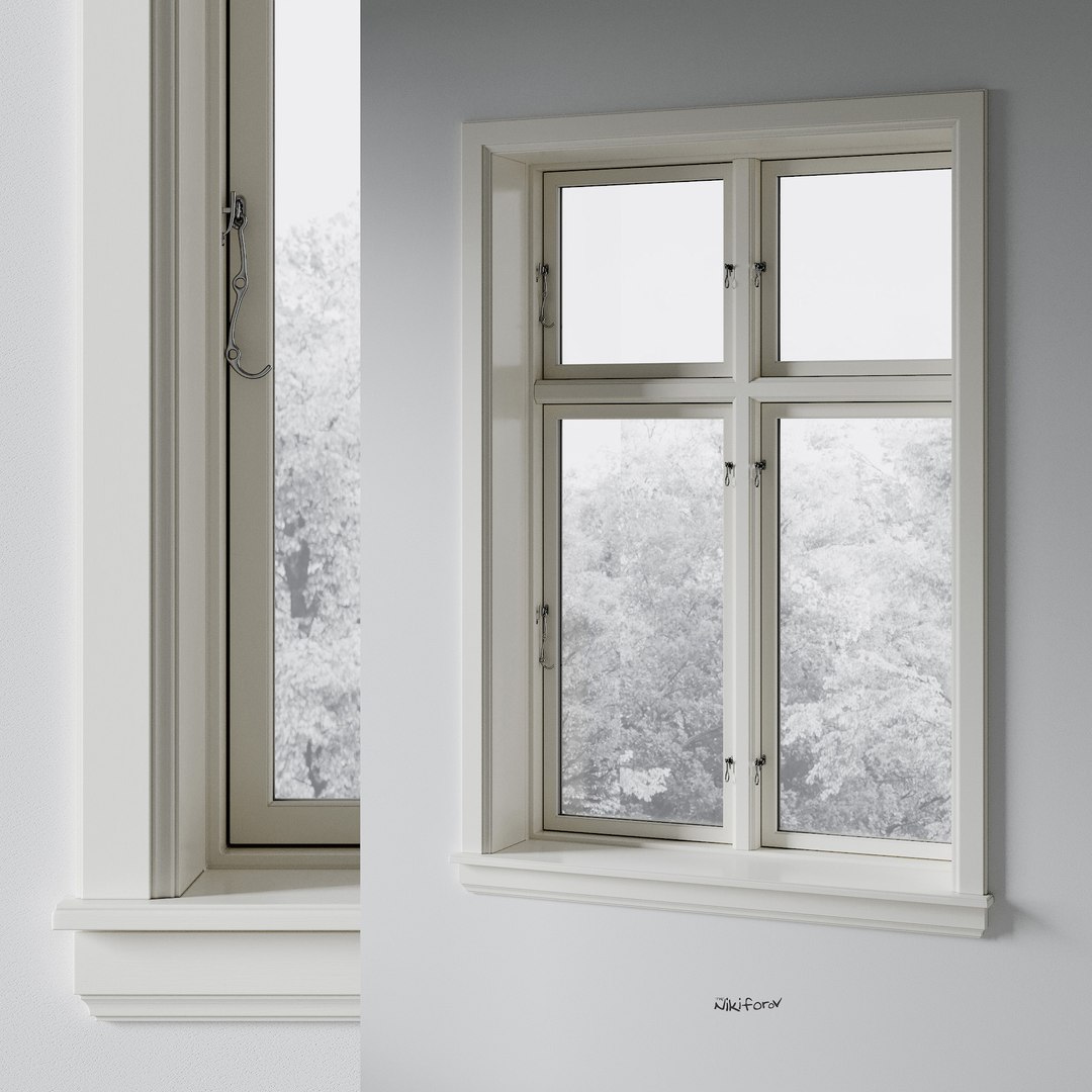 Classic Window 2 3D Model - TurboSquid 2226703