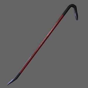 3D PBR Crowbar V3RedBlack