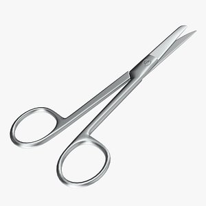 Operating Scissors Surgical Instrument model