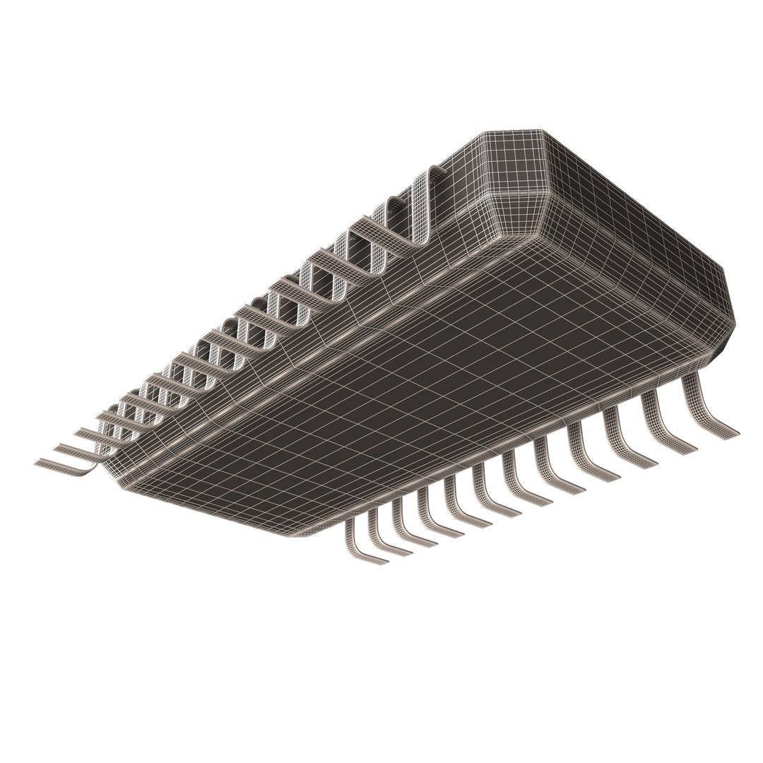 Microchip Model - TurboSquid 2029154