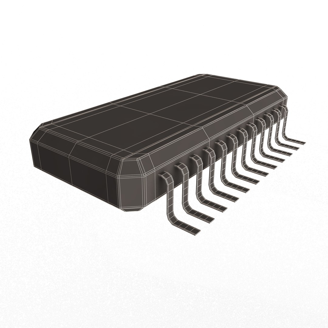 Microchip Model - TurboSquid 2029154