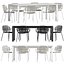 Chaise Botero et table Houston de Coco Republic