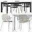 Chaise Botero et table Houston de Coco Republic