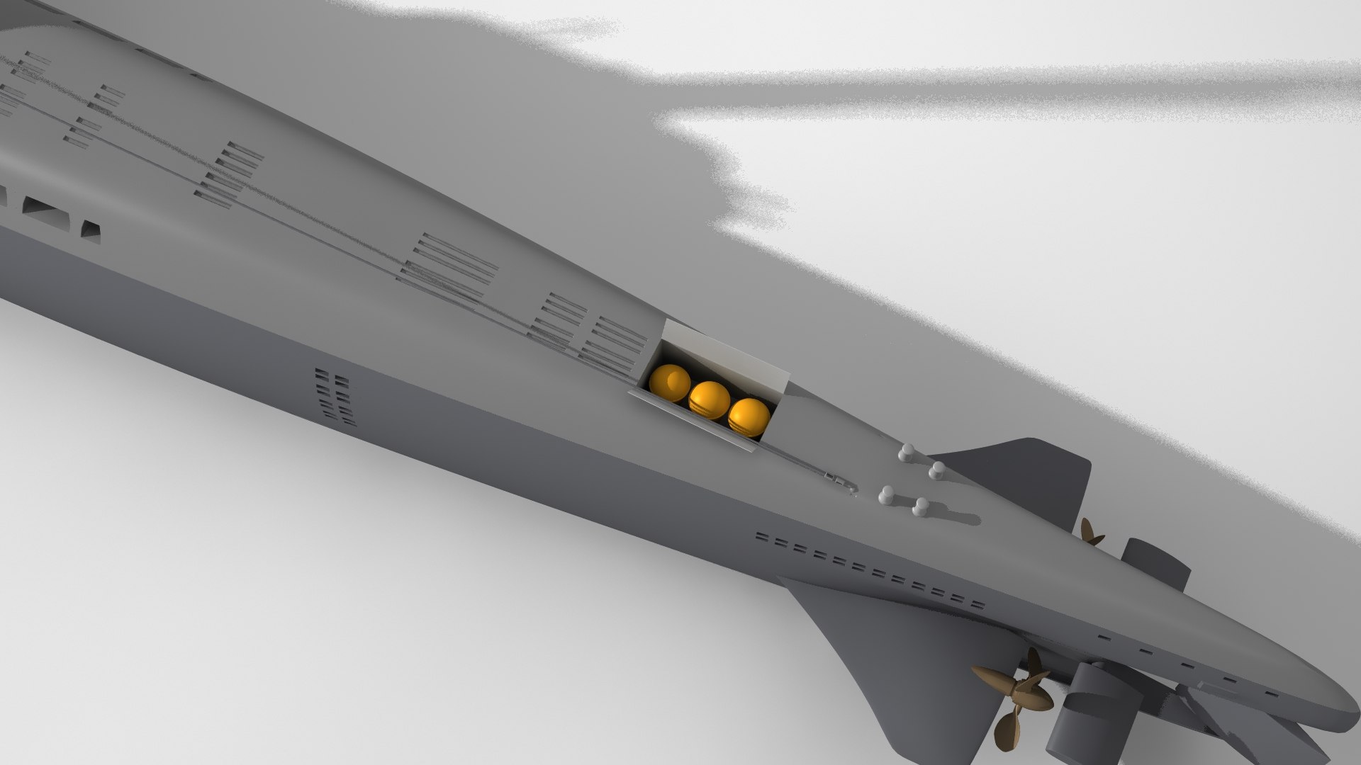 Type XXI Uboat Submarine Model TurboSquid 1892878