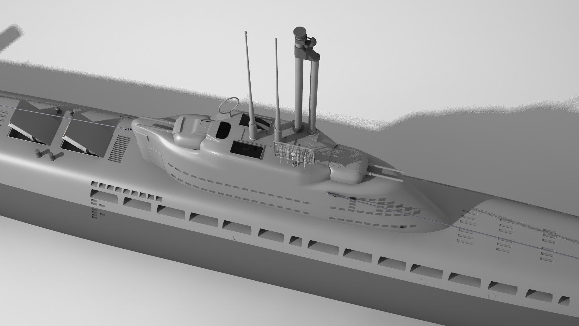 Type XXI Uboat Submarine Model TurboSquid 1892878