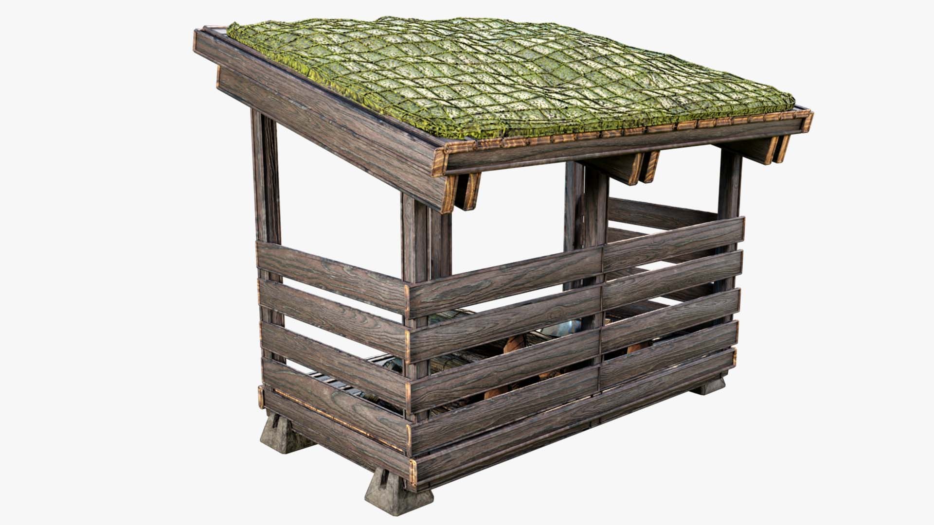 Wood Shed 3D model https://p.turbosquid.com/ts-thumb/hc/WlwMA6/2F/wireframeback/jpg/1780589248/1920x1080/fit_q87/6326b4cd67faa3bfed2be6d457bd2db4402cac00/wireframeback.jpg