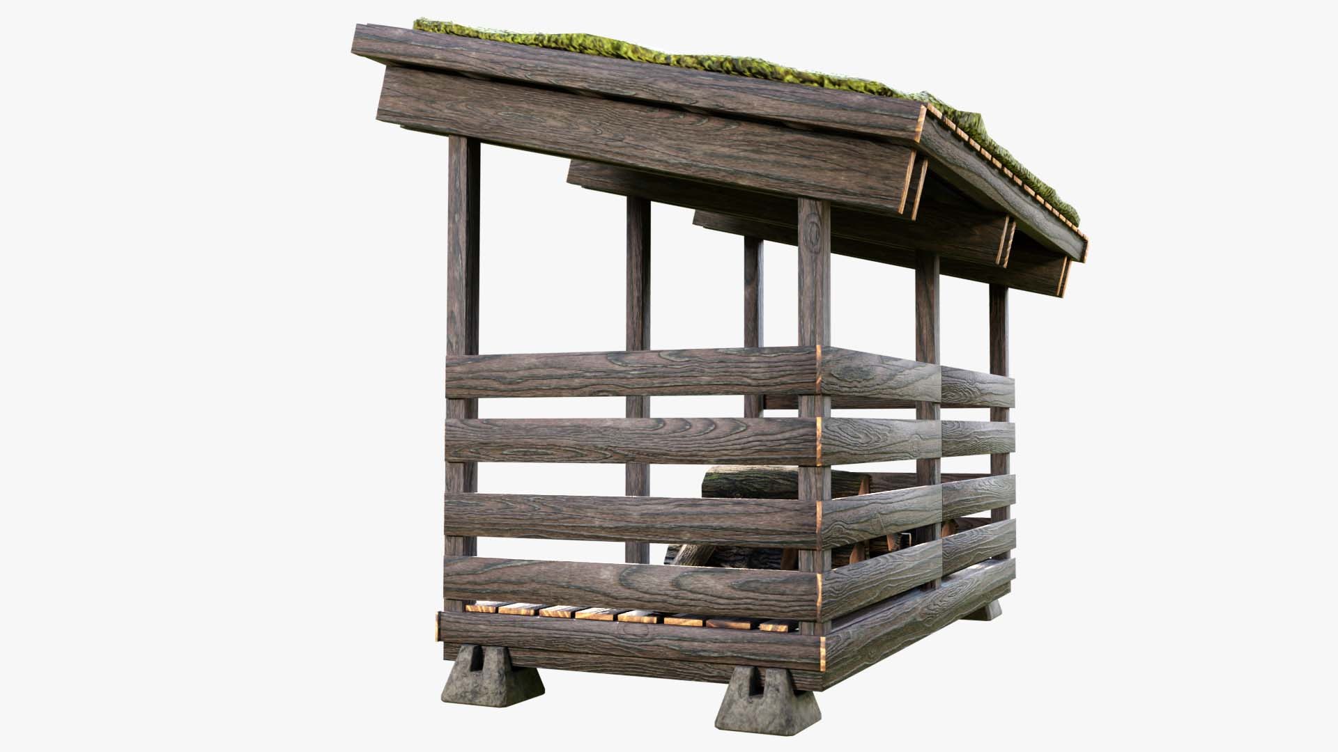 Wood Shed 3D model https://p.turbosquid.com/ts-thumb/hc/WlwMA6/Lm/sideview/jpg/1780589247/1920x1080/fit_q87/61c6dc239e444cd82b4f5a9fd1766a432da667aa/sideview.jpg